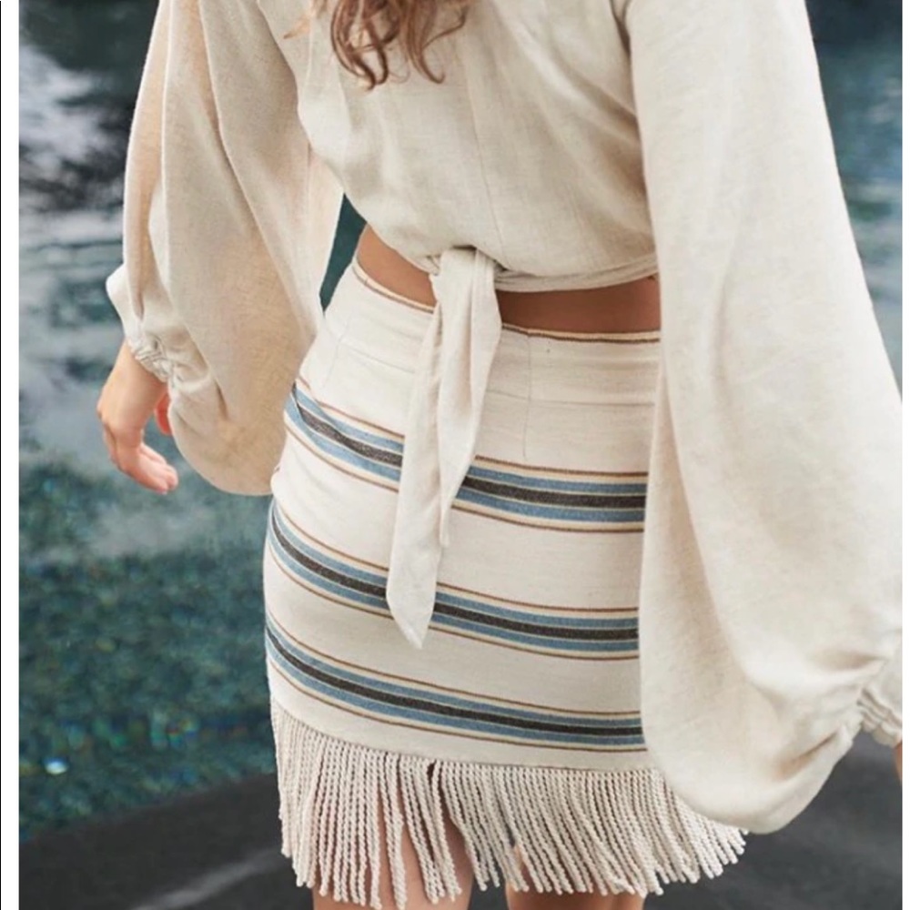 JUST BEE QUEEN - Charlie Mini Skirt - Striped - Picture 5 of 9